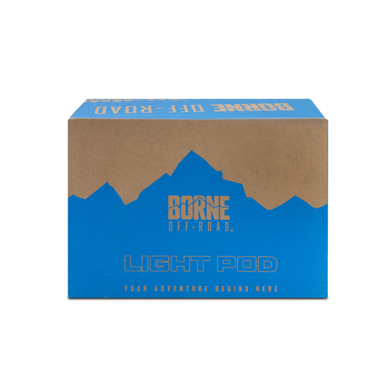 Ford Bronco Light Pods - Ditch - Borne Off-Road - 3x3 Flood (2pc) - `21-`27